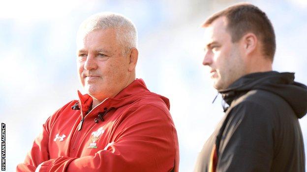 Warren Gatland and Martyn Phillips