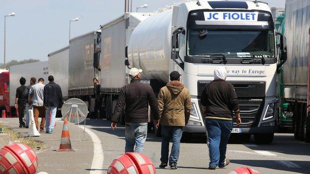 Migrants at Calais