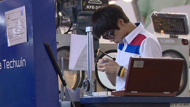 Korea's Yeong Hwan Seo won the gold medal for ‘Plastic Die Engineering’