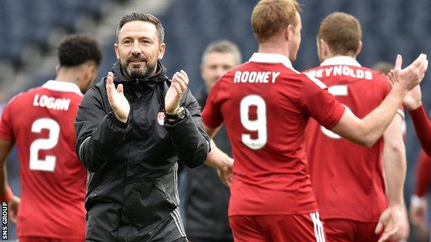 Aberdeen manager Derek McInnes