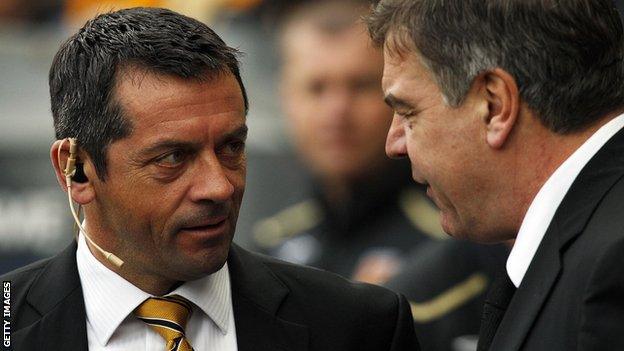 Phil Brown and Sam Allardyce