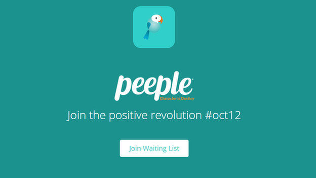 The Peeple website is inaccessible for many, though some have loaded a sparse landing page