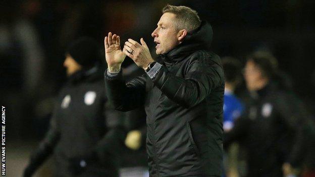 Neil Harris took charge at Cardiff in November 2019