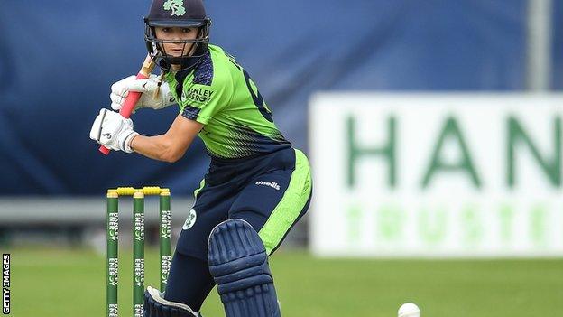 Gaby Lewis' 66 helped Ireland overcome Scotland in Wednesday's crucial match in Abu Dhabi