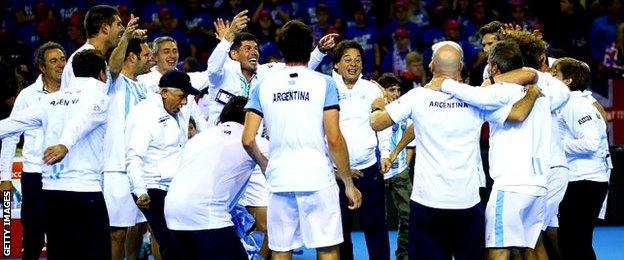 Argentina celebrate