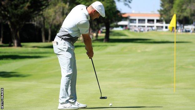 Bryson DeChambeau in the second round at the WGC-Mexico Championship