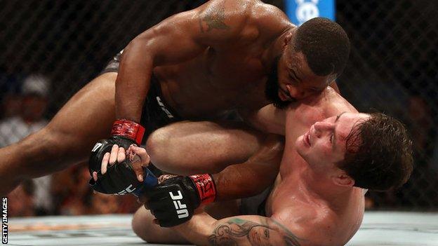 Darren Till and Tyron Woodley