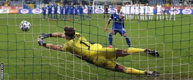 Bailey Peacock-Farrell saved Haris Hajradinovic's penalty in the shootout