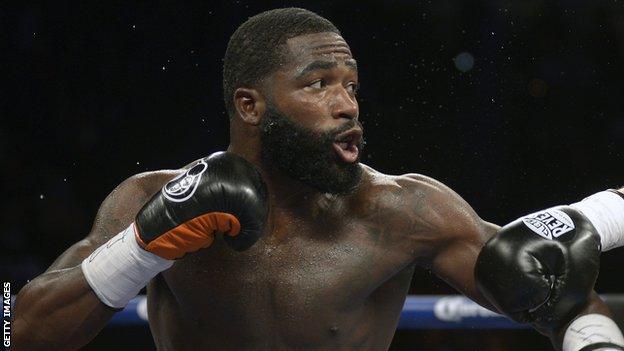 Adrien Broner had been expected to visit Glasgow for Burns' last fight but did not show up