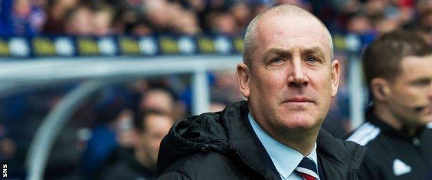 Former Rangers manager Mark Warburton