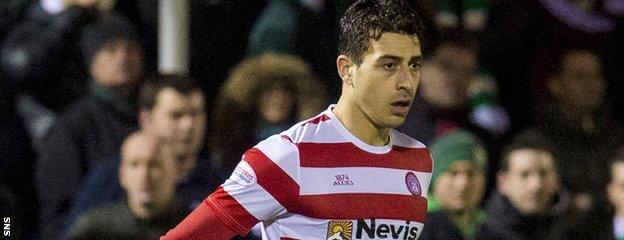 Accies defender Lucas Tagliapietra has praised boss Martin Canning for calmness under pressure this season