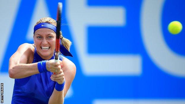 Petra Kvitova beats Naomi Broady in Birmingham