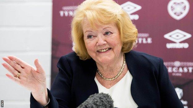 Hearts chairman Ann Budge will lead a taskforce - along with Les Gray of Hamilton - to look at expanding the Premiership