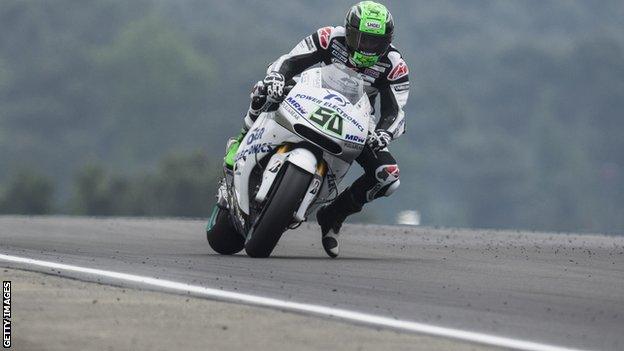 Eugene Laverty in action at Le Mans in May