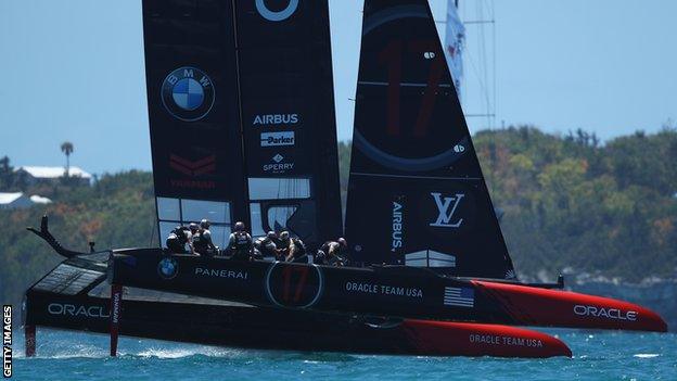 New Zealand compete at America's Cup