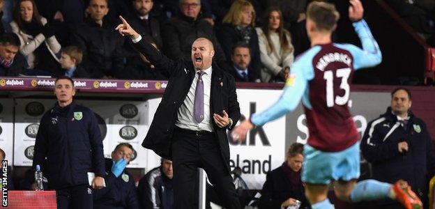 Burnley FC manager Sean Dyche