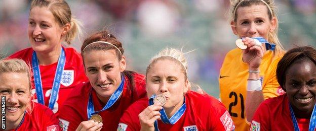 England Women bronze medal