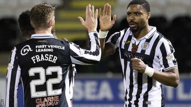 St Mirren let their lead slip after Jon Obika's opener