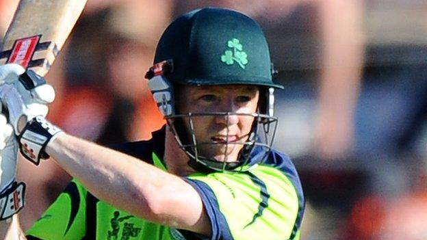 Niall O'Brien put on a crucial 55-run partnership with his brother Kevin in Abu Dhabi