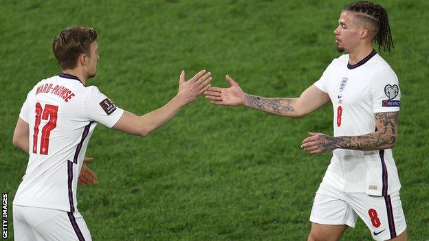 James Ward-Prowse of England replaces team-mate Kalvin Phillips