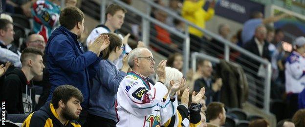 The Great Britain team received great support at the SSE Arena