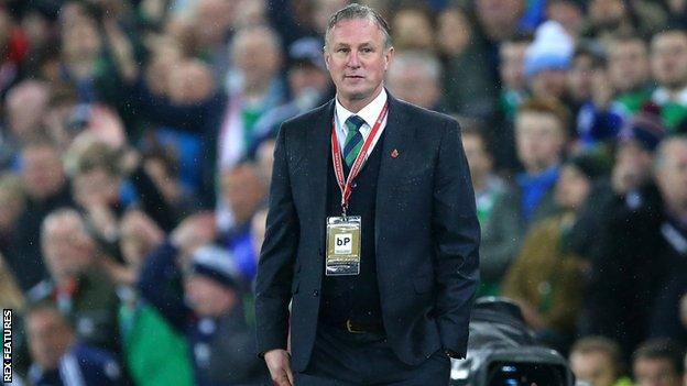 Northern Ireland manager Michael O'Neill