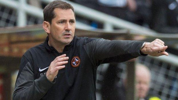 Dundee United manager Jackie McNamara