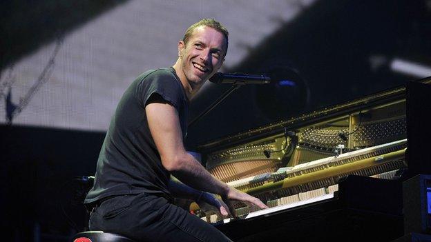 Chris Martin of Coldplay