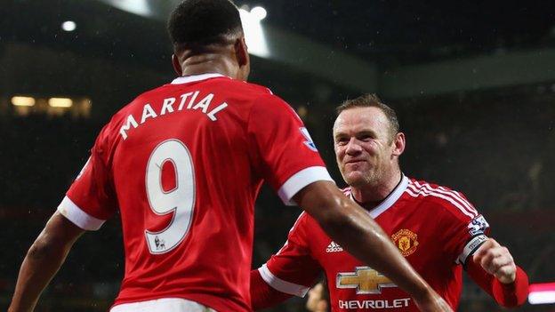 Anthony Martial Wayne Rooney