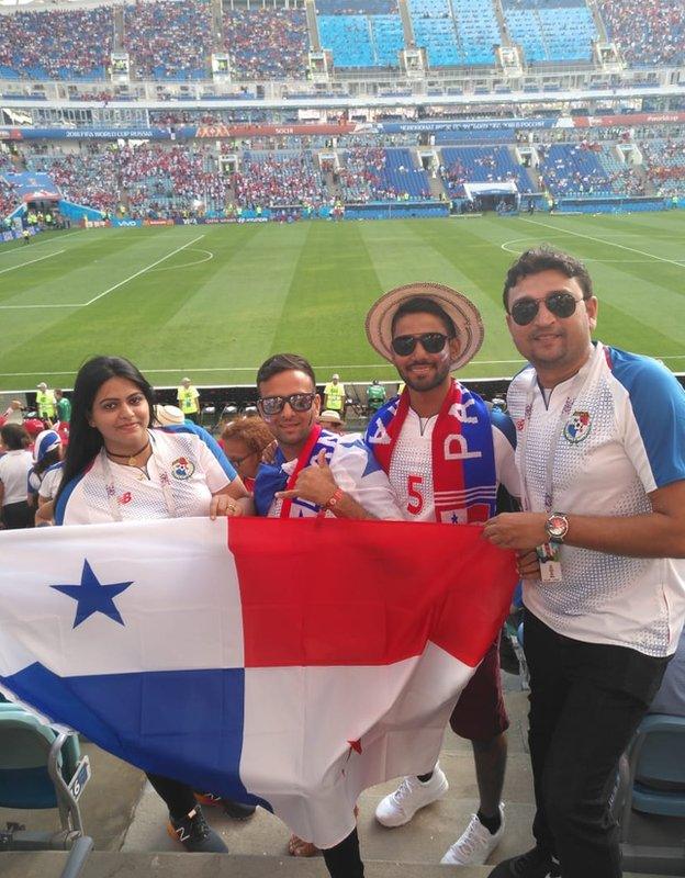 Panama fans at the World Cup in Russia