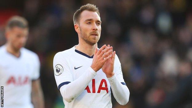 Eriksen spent seven years at Tottenham