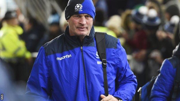 Scotland head coach Vern Cotter