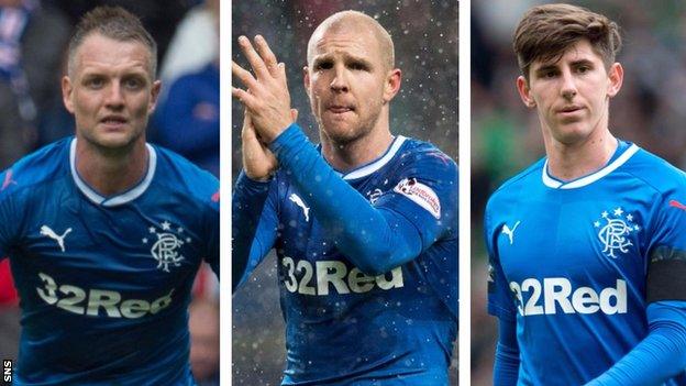 Clint Hill, Philippe Senderos and Emerson Hyndman