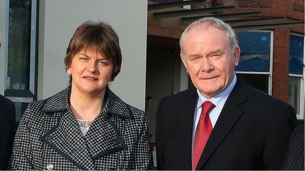 Arlene Foster Martin McGuinness