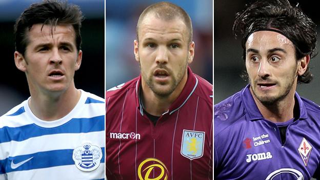 Joey Barton, Ron Vlaar and Alberto Aquilani