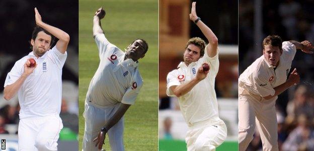 The last four England bowlers to take five wickets in the first innings on Test debut: Graham Onions, Richard Johnson, James Anderson and Peter Such