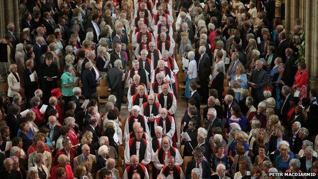 Procession of bishops