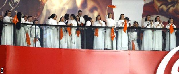 Nuns at Minute Maid Park, Houston