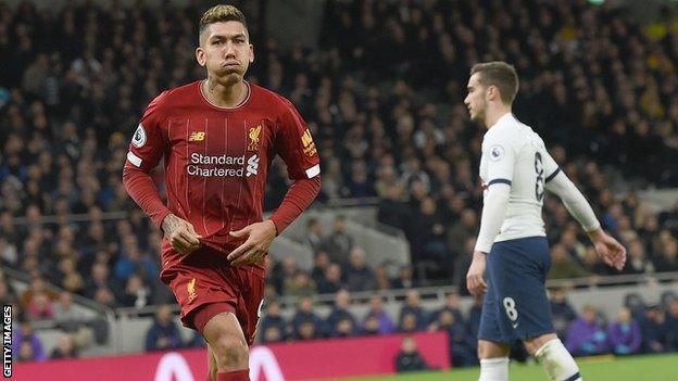 Roberto Firmino, Liverpool, Harry Winks, Tottenham