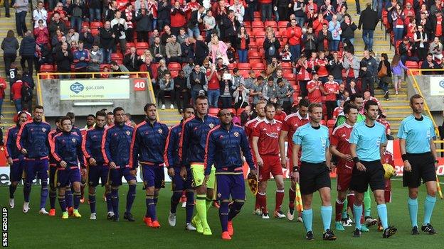 Maribor drew 1-1 at Pittodrie last week