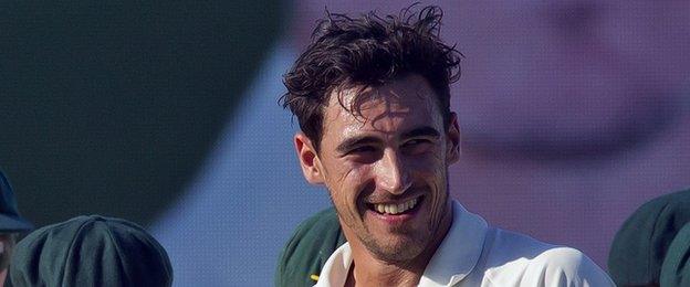 Australian bowler Mitchell Starc