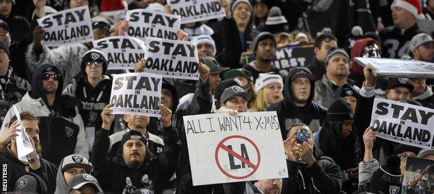 Oakland fans want their team to remain where it is