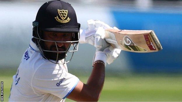 Cheteshwar Pujara bats for Sussex