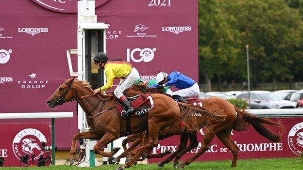 Torquator Tasso wins the Prix de l'Arc de Triomphe