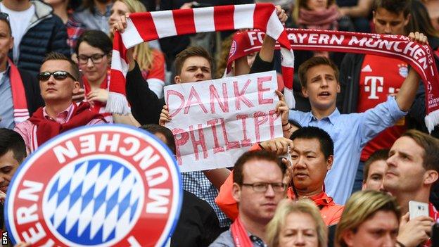 Bayern Munich captain Philipp Lahm and midfielder Xabi Alonso