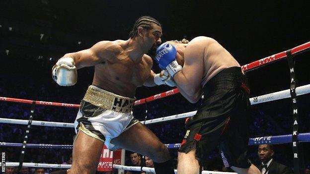 David Haye and Mark de Mori