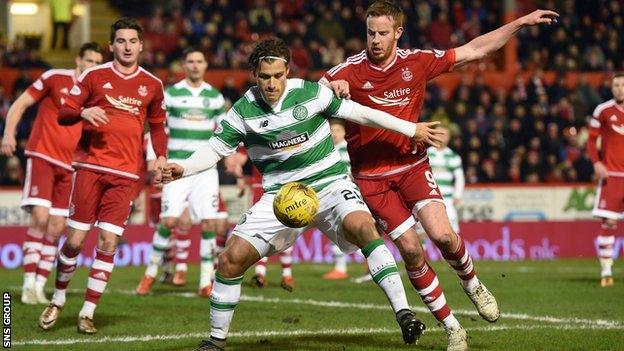 Celtic have lost twice at Pittodrie this season