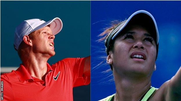 Kyle Edmund and Heather Watson