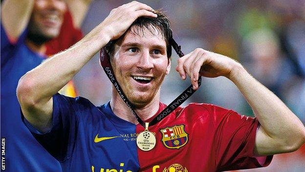 Barcelona's Lionel Messi