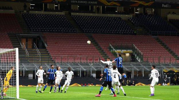 San Siro empty stands